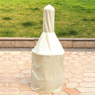 30" Diameter Outdoor Steel Woodburning Chimney Firepit, Cooking Grill