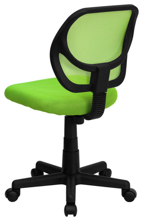 Flash Furniture Mid-Back Green Mesh Task Chair and Computer Chair