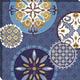 "Mediterranean Blue II" By Veronique Charron, Giclee on Gallery Wrap Canvas