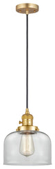 INNOVATIONS 201CSW-SG-G72 1-Light Mini Pendant Satin Gold