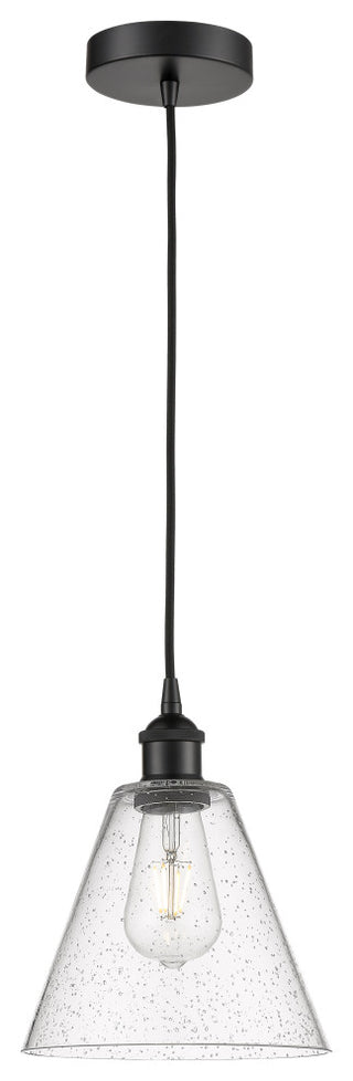 Innovations 616-1P-BK-GBC-84 1-Light Mini Pendant, Matte Black