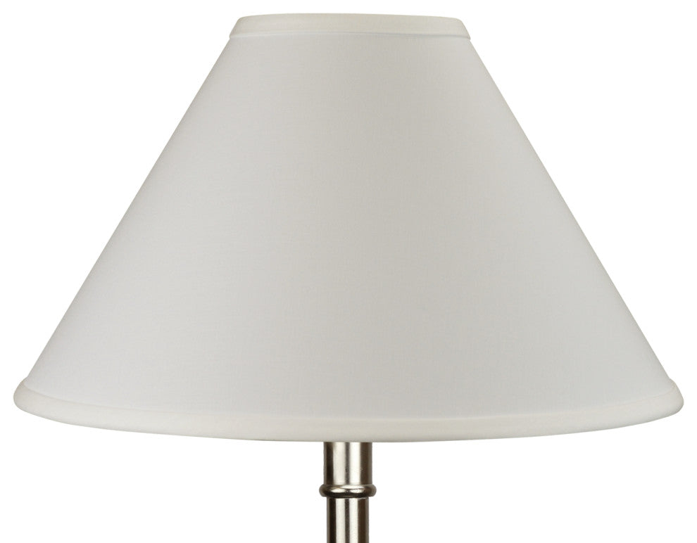 Fenchel Shades 5"x15"x10" Empire Lamp Shade, Linen Snow