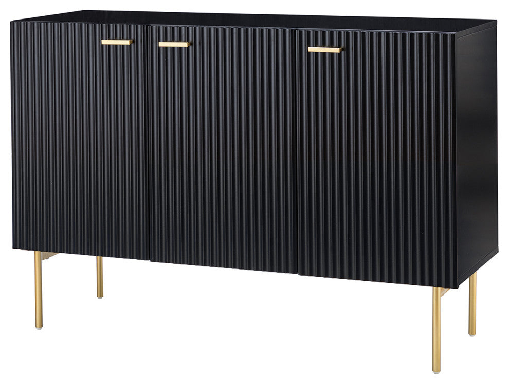 47"W Sideboard, Black