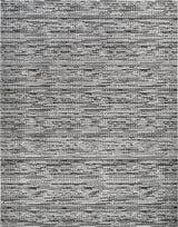 High-Low Preston Black/Gray Rug, Black, 10'x14'