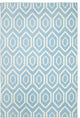 Safavieh Dhurries Dhu556B Blue, Ivory Area Rug