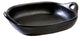 La Chamba Black Clay Roasting Pan, Medium