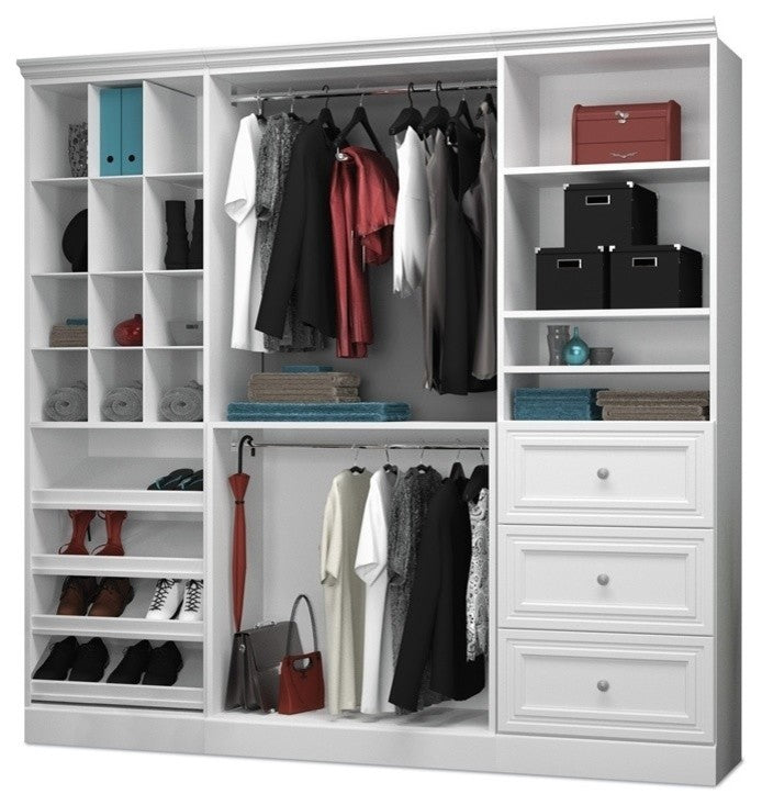 Bestar Versatile By Bestar 86'' Storage Kit, White