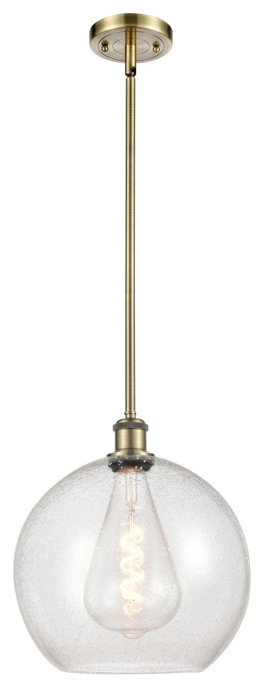 Innovations 516-1S-AB-G124-12-LED 1-Light Mini Pendant, Antique Brass