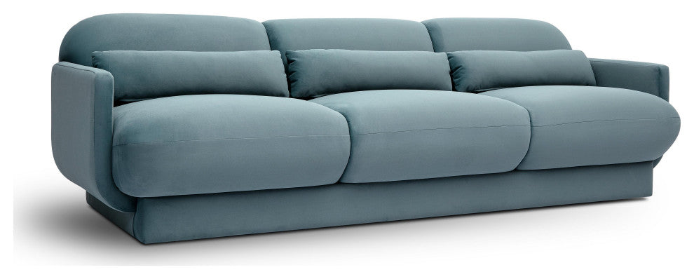 Azale Sofa, Powder Blue