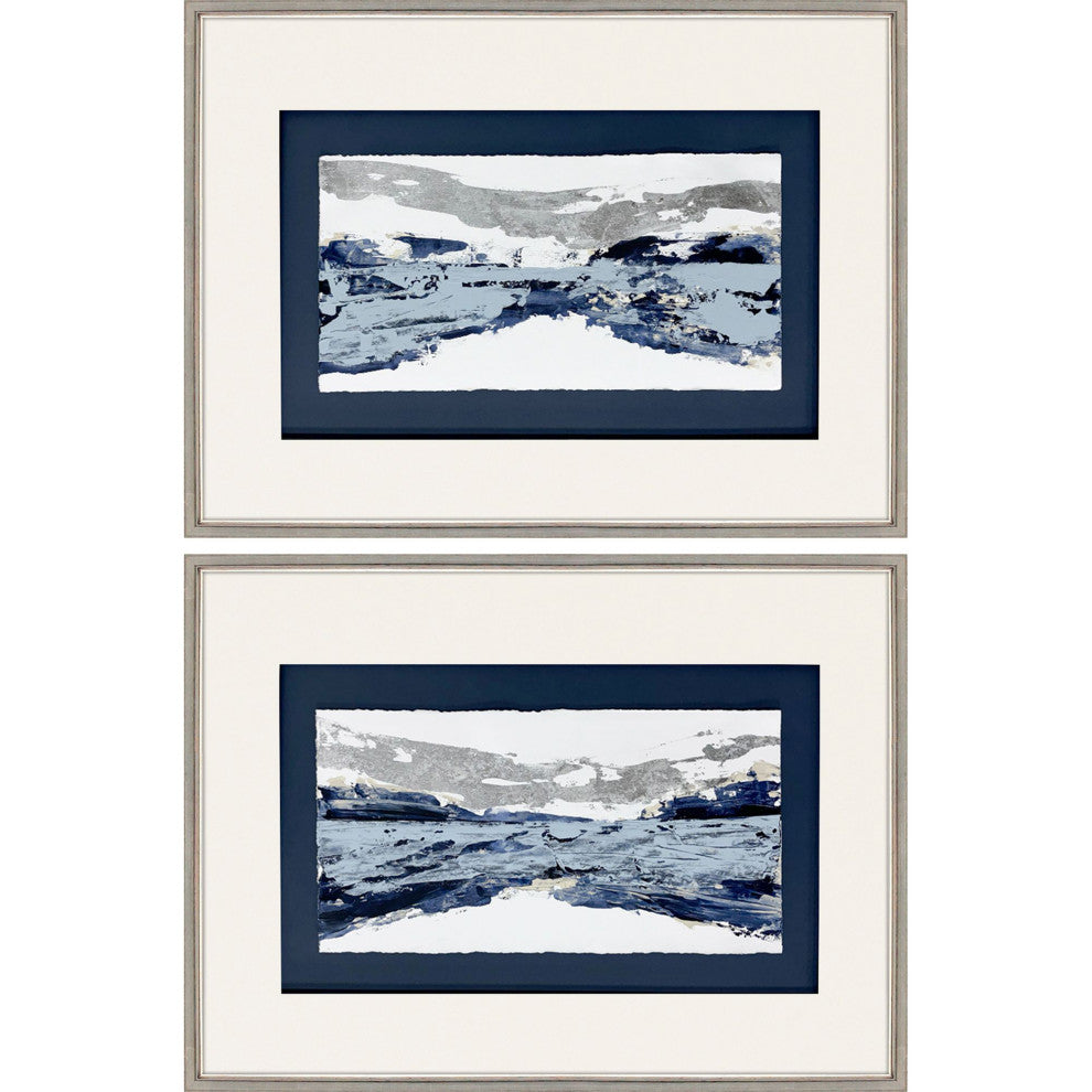 Blue View Framed Art, 2-Piece Set