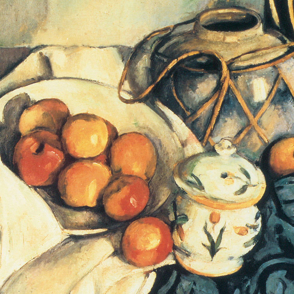"Still Life With Apples" Stretched Canvas Replica, 27"x22.5"