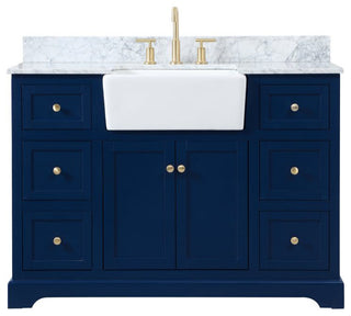 Elegant Lighting VF60248-BS Franklin 48" - Blue