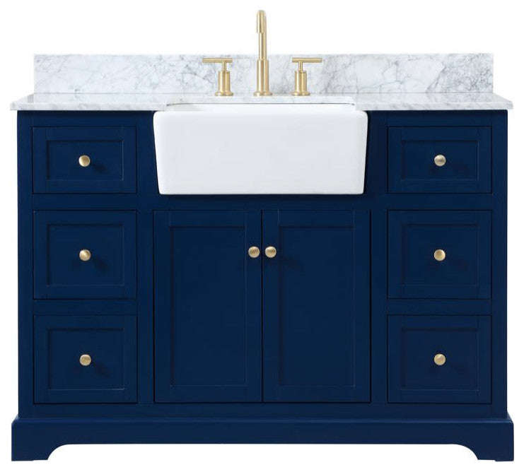 Elegant Lighting VF60248-BS Franklin 48" - Blue