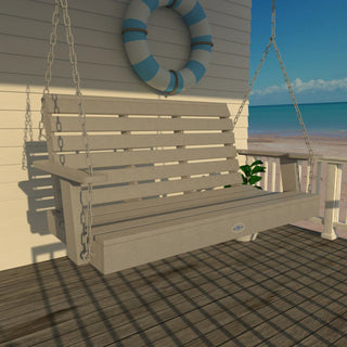 Riverside Porch Swing 4', Cove Gray