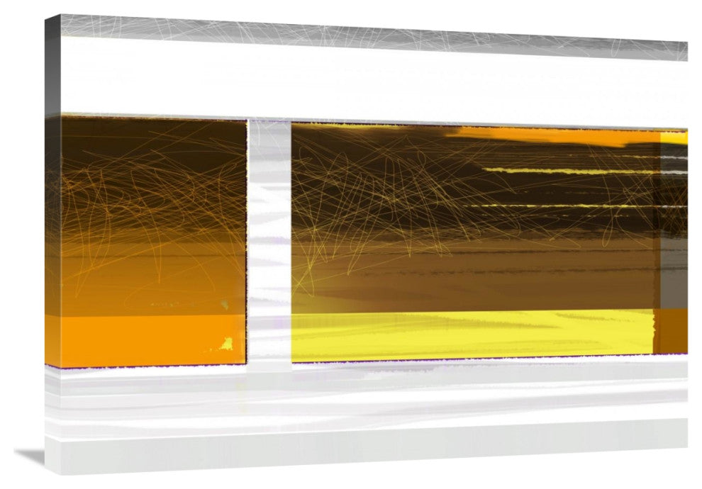 "Abstract Brown Yellow" Fine Art Print
