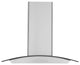 Ancona Convertible Island Glass Canopy Range Hood, Night Light Feature, 30 in.