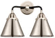 Innovations 288-2W-BPN-M13-PN-LED 2-Light Vanity Light, Black Polished Nickel