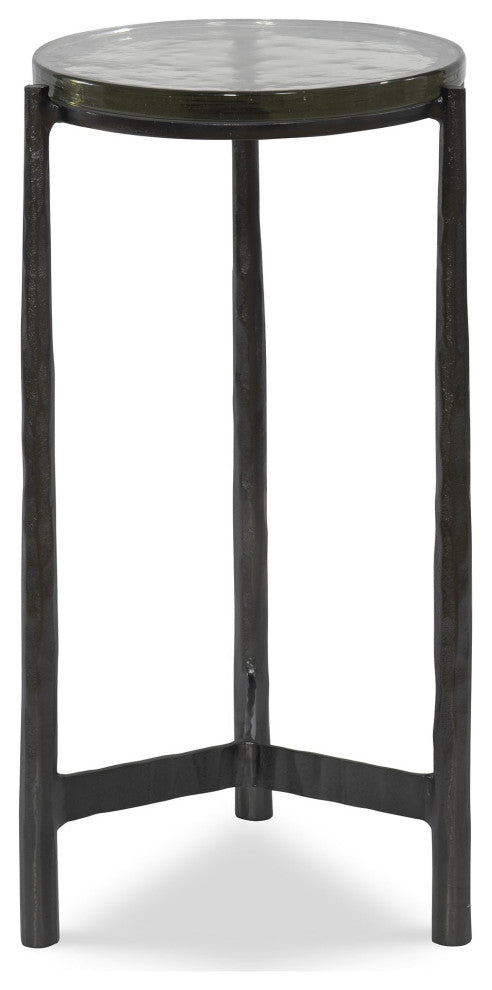 Uttermost Eternity Iron and Glass Accent Table