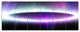 Beautiful Purple Northern Lights, Abstract Canvas Art Print, 70"x28", 6 Panels