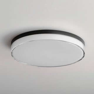 Maxim 59764 Edge 11"W Flush Mount Drum Ceiling Fixture - Satin Nickel