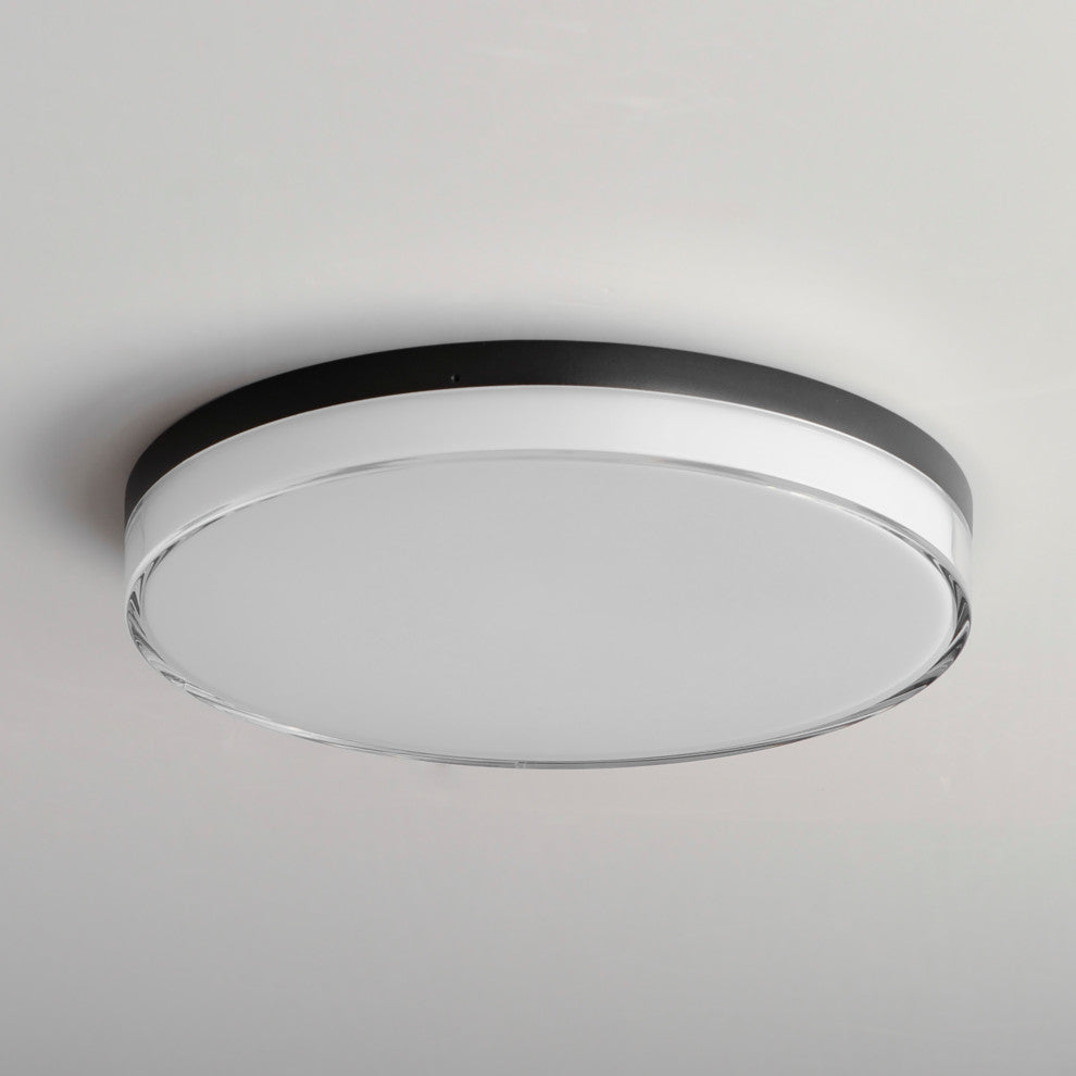 Maxim 59764 Edge 11"W Flush Mount Drum Ceiling Fixture - Satin Nickel
