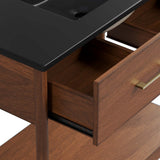 Zaire 36" Bathroom Vanity - Walnut Black
