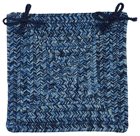 Colonial Mills Chair Pad Catalina Blue Wave Chair Pad
