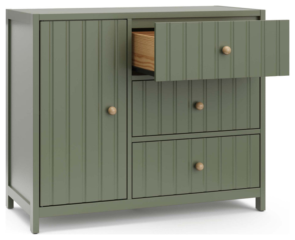Graco Teddi Drawer Combo Dresser, Olive