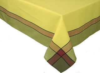 Riviera Table Linens 60"x60" Tablecloth, Celery