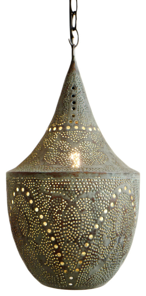 Copper Madras Pendant Small