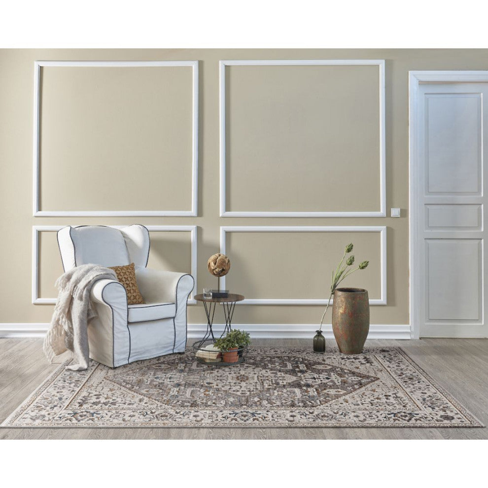 KAS Inspire 7501 Gray Parisian Area Rug, 5'3"x7'7"