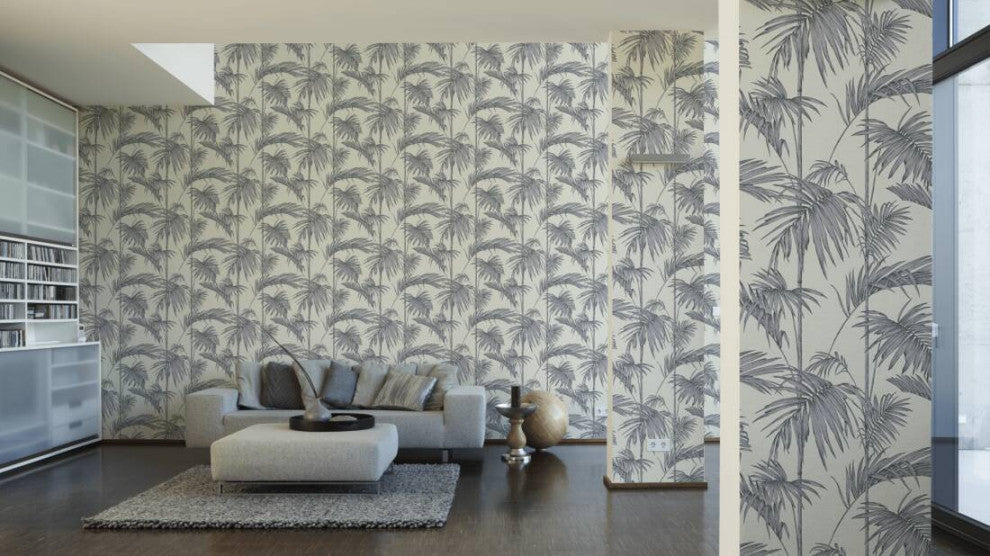 Textured Wallpaper Baroque Floral Image Jungle Modern, 369192