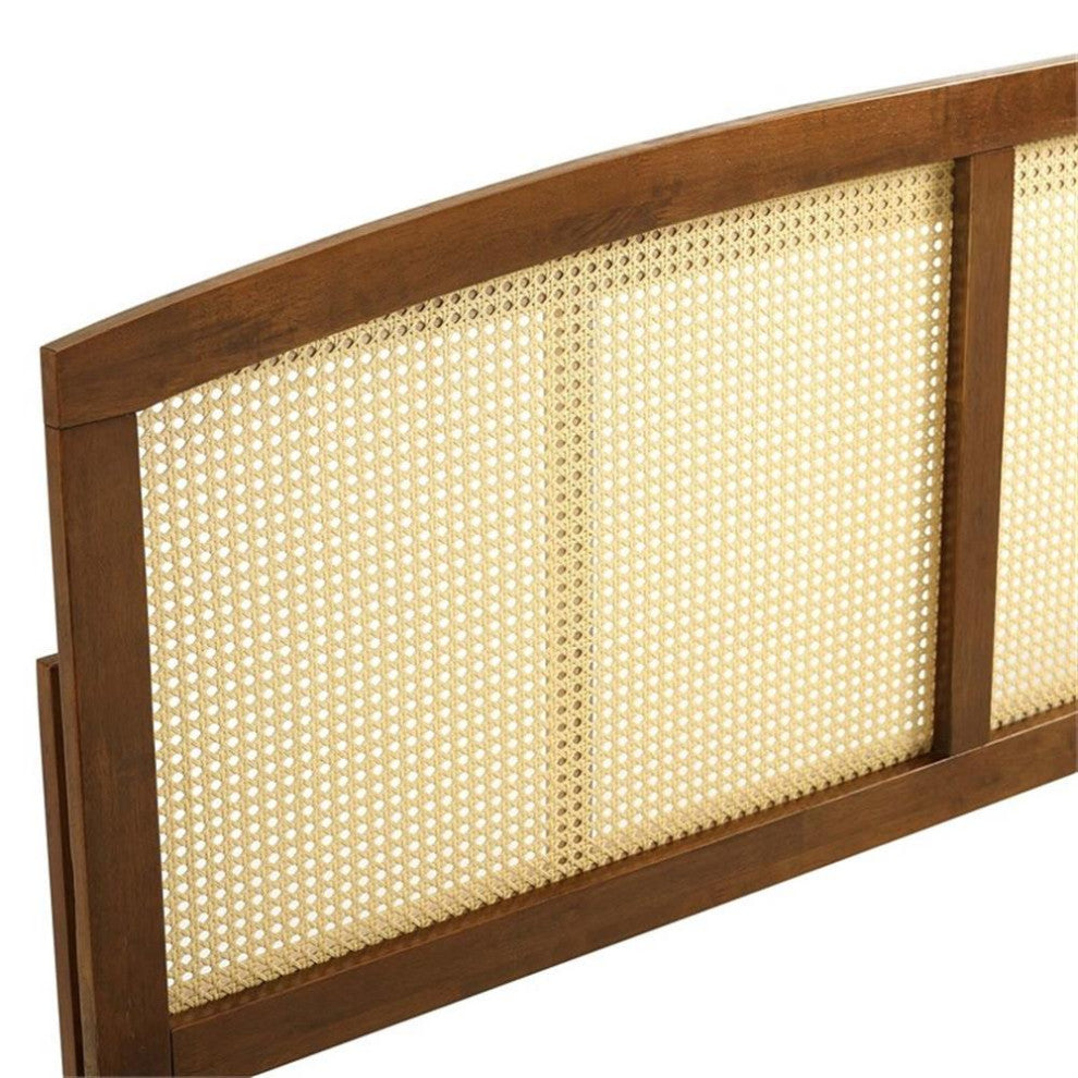 Halcyon Cane Full Headboard Walnut