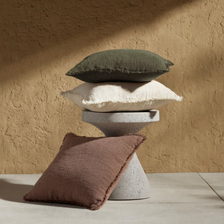 Tharp Outdoor Pillow-Natural Crm-20"x20"