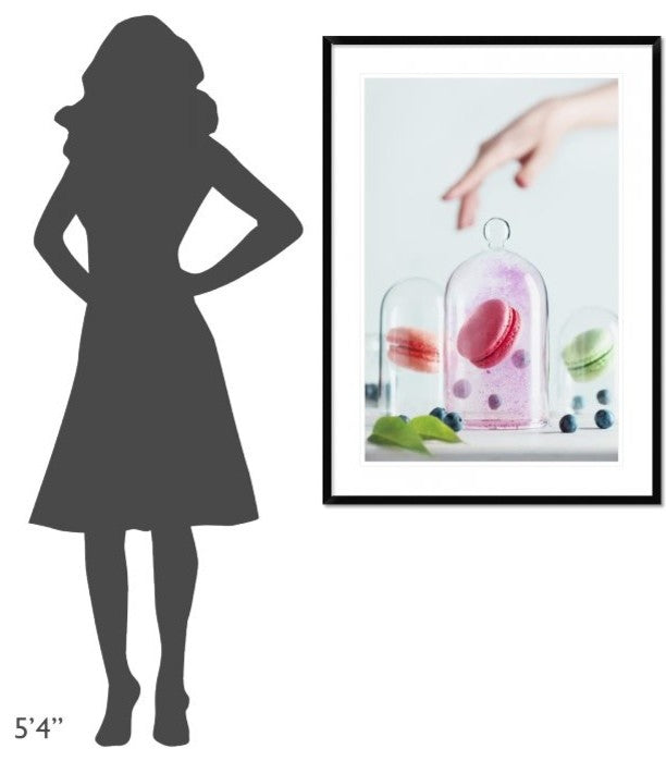 "Precious Macarons" Framed Digital Print by Dina Belenko, 32x44"