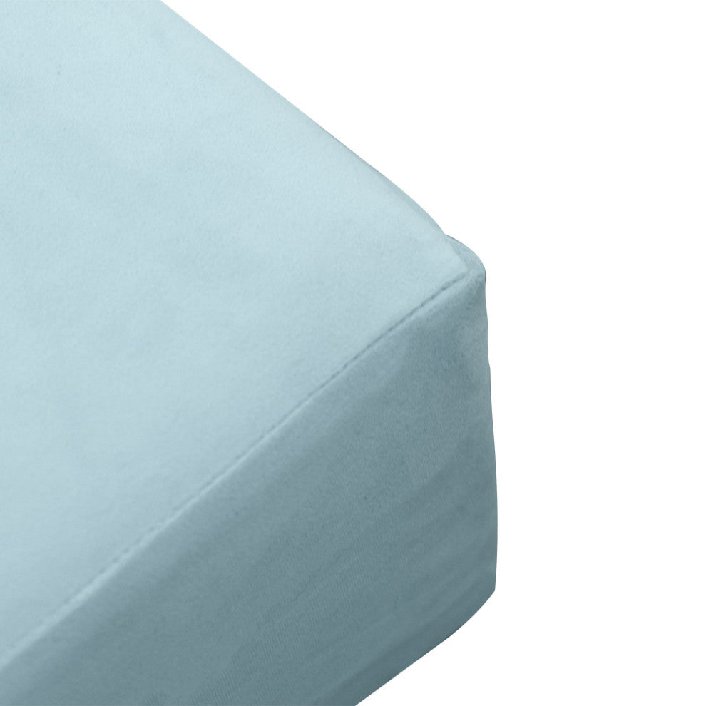 Knife Edge 6" Twin-XL 80x39x6 Velvet Indoor Daybed Mattress |COVER ONLY|-AD355