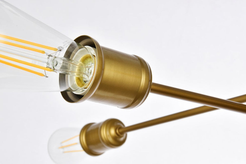 Xander 6-Light Pendant, Brass