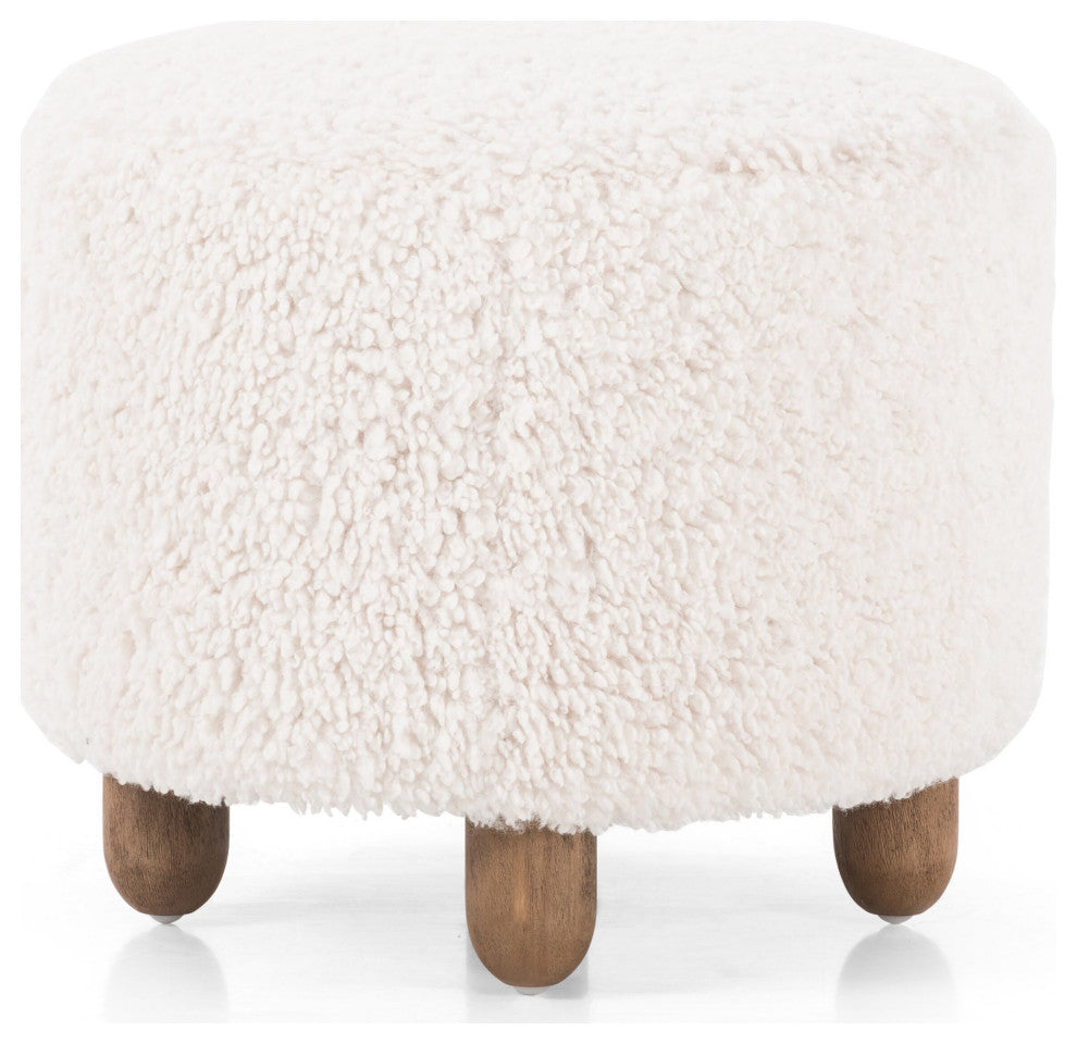 Aniston Ottoman, 23" Andes Natural, Distressed Natural