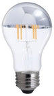 LED Silver Bowl Clear Light Bulb - A19 - 4 Watt - 400 Lumens - Dimmable