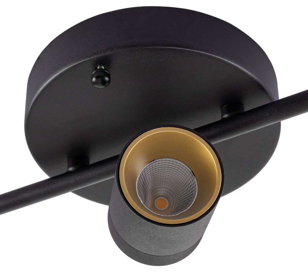 VidaLite Shura 5 Head LED Track Light, Black