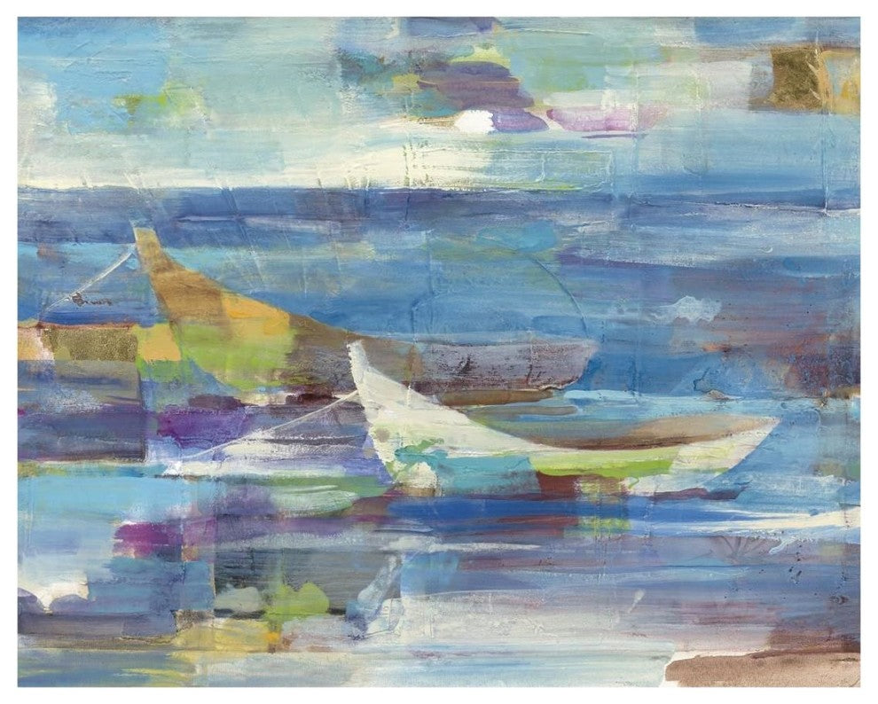 "Mooring for the Day" Digital Paper Print by Albena Hristova, 22"x18"