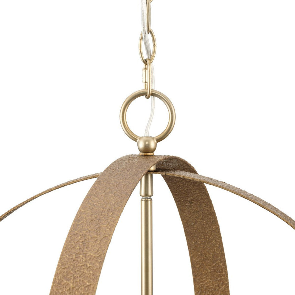 Allegheny Collection Five-Light Rustic Chandelier, Soft Gold