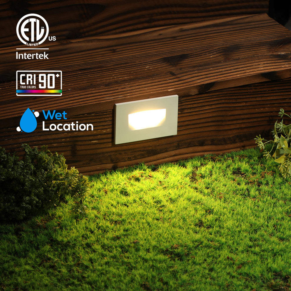 6 Pack 5CCT LED Step Dimmable Anti-Glare Stair Light