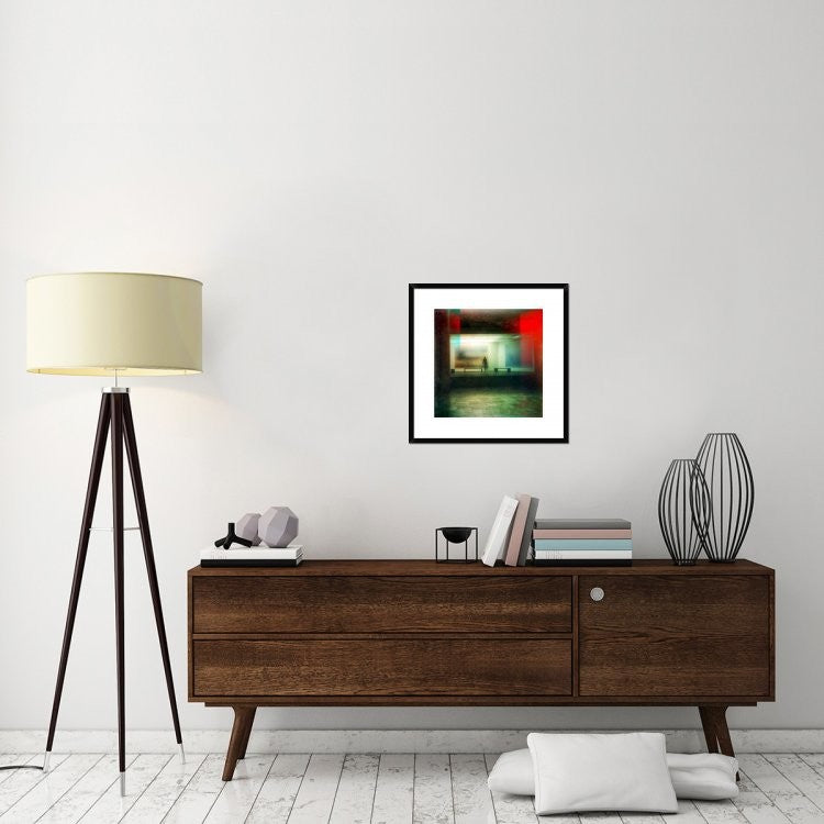 "On Stage" Framed Digital Print by Michel Romaggi, 24x24"