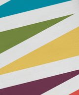 Backgammon, Geometric Print Napkin, Turquoise, Set of 4