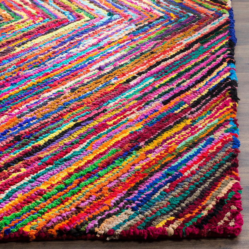 Safavieh Nantucket Collection NAN513 Rug, Multi, 4' Square