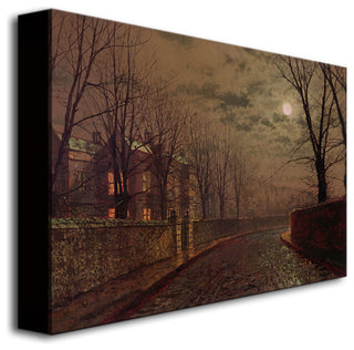 'Moonlit Street Scene' Canvas Art by John Grimshaw