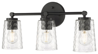 3 Light 20 in. Matte Black Vanity Light