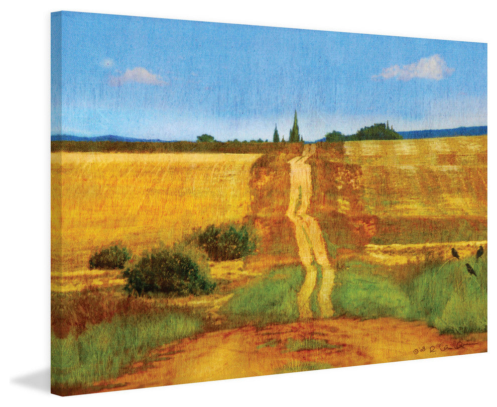 "Impressionist Road" Painting Print on Canvas by Chris Vest