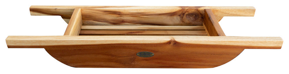 EcoDecors Eleganto Teak Bath Caddy